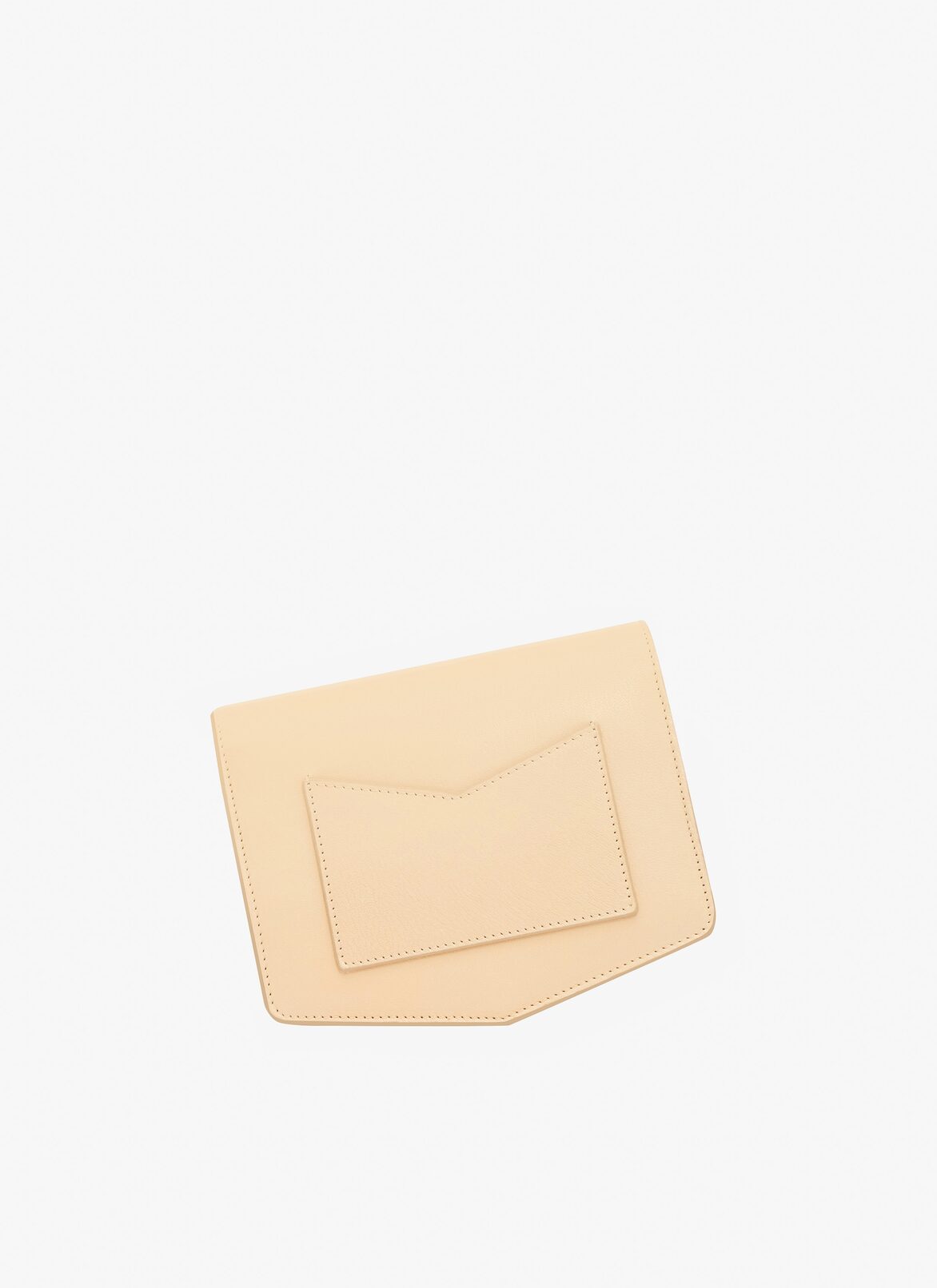 Le Papa with chain small bag in shiny goatskin ALAÏA BEIGE LE PAPA WITH CHAIN SMALL BAG IN SHINY GOATSKIN